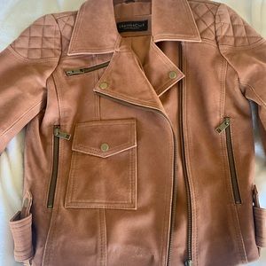 New Genuine Leather Suede Women’s Moto Jacket